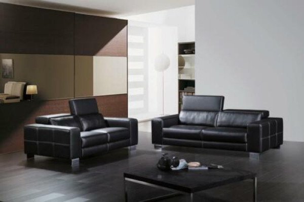 Stel leren bank bank woonlandschap 3+1+1 zitsbank stel modern design