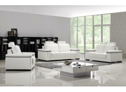 Sofagroep 3+2+1 zits set Designbankstellen Beklede lederen relaxbankstellen.
