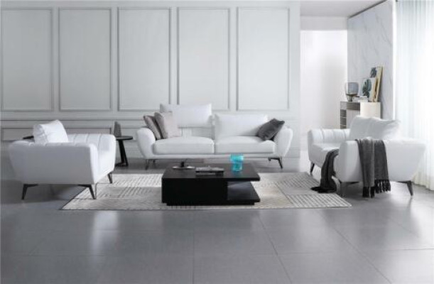 Lederen set compleet - Luxe designerbanken woonkamer zitmeubelen
