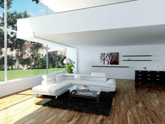 Woonlandschap hoekbank L-vorm bank hoekbank bank sofa set