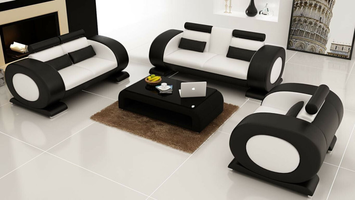 Sofaset Zitmeubelen Set Design Bankstellen Bekleding Bankstellen Leder 311 Zits Nieuw