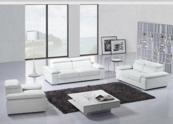 Ontwerp Bankstellen Banken Bekleding Leer 3-zits Bankstel Sets