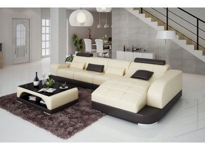 Hoekbank L-vorm Stoffen Bank Woonlandschap Set Design Modern Sofa
