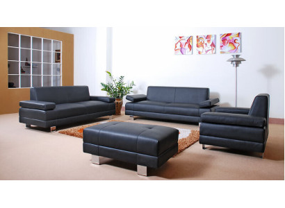 Sofaset 3-zits set Designbank Beklede banken Bank Modern Luxe Nieuw