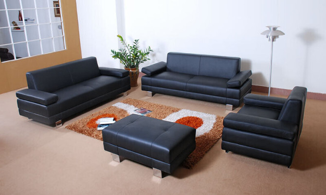 Sofaset 3-zits set Designbank Beklede banken Bank Modern Luxe Nieuw