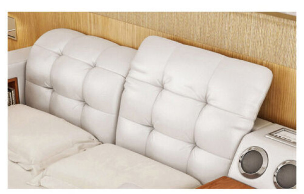 Bed Multifunction - Safe - Warm Lounge - USB - Sound Double Hotel   Bed Multifunction - Kluis - Warm Lounge - USB - Geluid Dubbel Hotel
