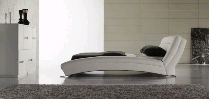 Bedden Bedden Bekleding Dubbel Huwelijk Luxe Leder Moderne Designer Slaapkamer