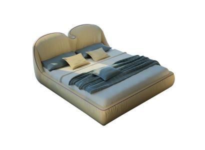 Ontwerp bedden Leren bed Dubbel Luxe Huwelijk Modern Hotel Frame Slaap