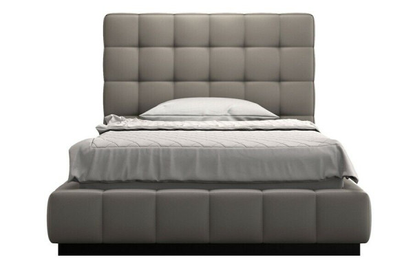 Ontwerper gestoffeerd bed bed Wit bed lederen bed tweepersoonsbed echtelijk bed designbed