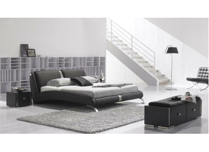 Modern bed - Gestoffeerd bed - Tweepersoonsbed - Designerbedden Set 180x200cm