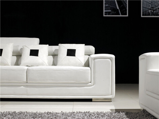Set van 3-zits Lederen Bankstel Bankstel Bankstel Bankstel Bankstel Designerbank Nieuw