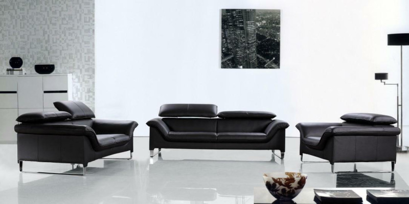 Leren bank bank woonlandschap 3 + 2 zits bankstel ontwerp modern decoratie bank