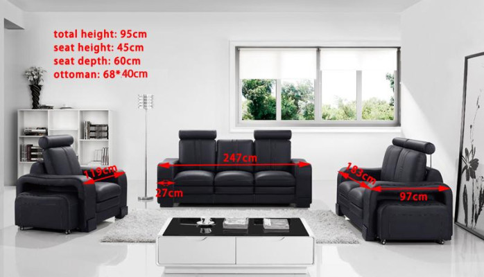 Ontwerp tweezitsbanken bank polster Moderne deco bankstellen bank 2 zits