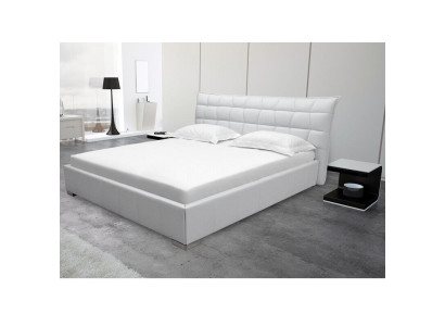 Leren design bed dubbele bedden luxe huwelijk modern hotel frame slaap.