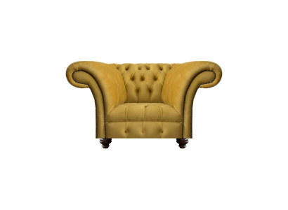 Chesterfield Moderne Fauteuil Luxe Design Woonkamer Zitmeubilair Textiel Nieuw