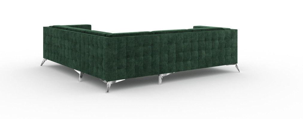 Sofa L-vorm Chesterfield Bank Woonkamer Set Design Klassiek