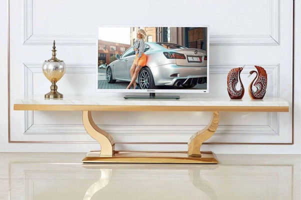 Modern dressoir tv-rek Roestvrijstalen ladekast Nieuw console opbergkast