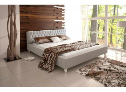 Bedden Tweepersoonsbed Slaapkamer Huwelijk Leren bekleding Bedden Tweepersoonsbedden - GRENADA