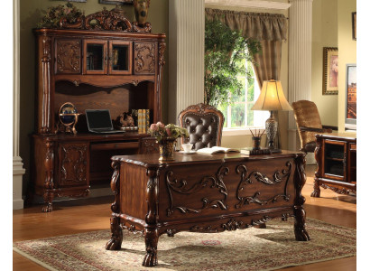 Bureau Stoel Computertafel Designer Kantoor tafels Barok Rococo 3-delige Set.