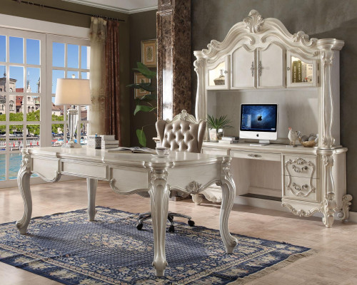 Kantoor bureau + stoel tafel houten tafel stoel 3-delige set computertafel
