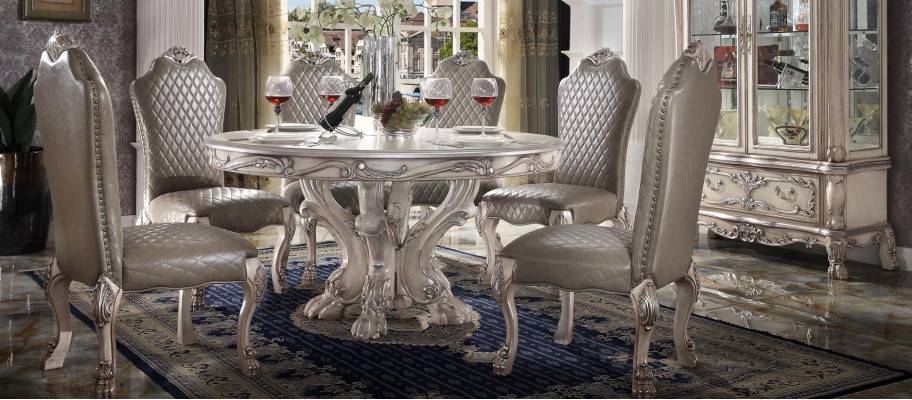 Eetkamerset Eetgroep Houten Tafel Tafels 7-delig Compleet Set Eettafel 6x Stoelen