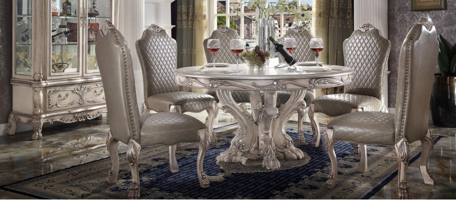 Eetkamerset Eetgroep Houten Tafel Tafels 7-delig Compleet Set Eettafel 6x Stoelen