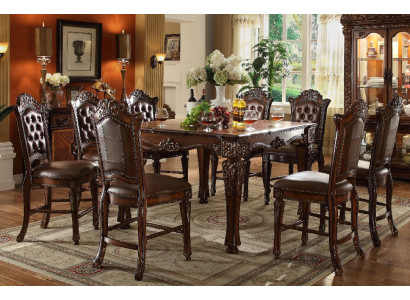 Eettafel 6x stoelen eetkamerset eetgroep klassieke tafel 7-delige set