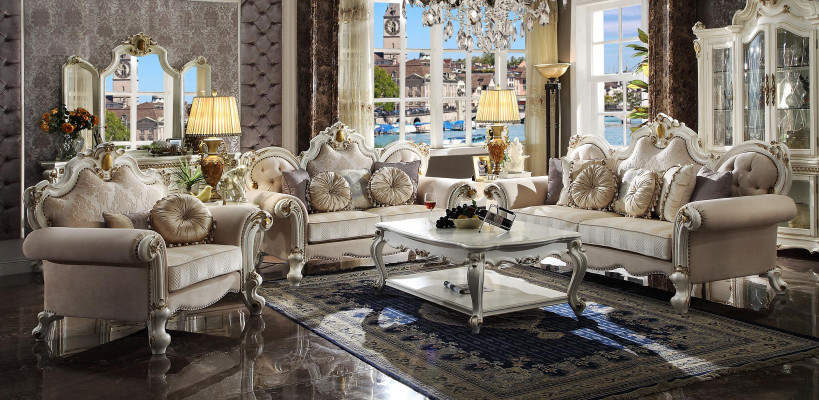 Luxe bankstel ontwerp Bank Bekleding Klassiek meubilair 3-zits Driepersoons