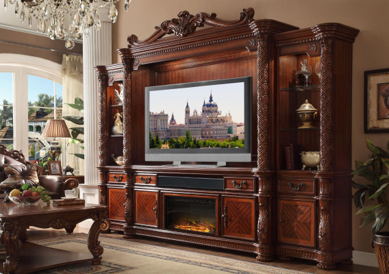 Ontwerper Woonkamer Klassiek Decoratieve TV Wandmeubel Mediawand TV-wand