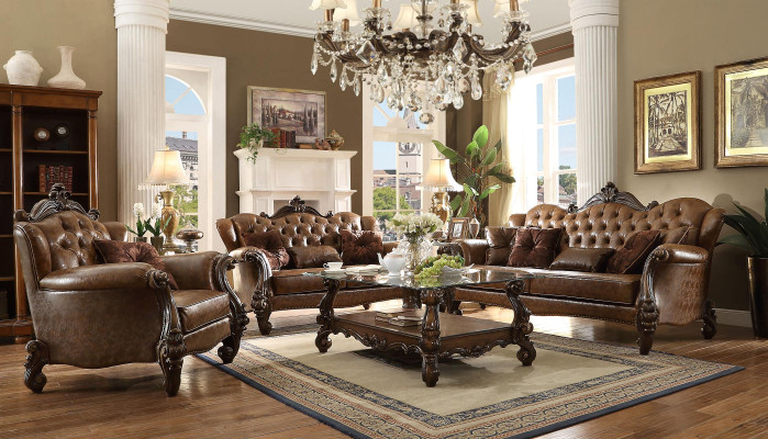Chesterfield Bank Bank Bekleding Stoel 3+2 Zits Design Bankstel Banken