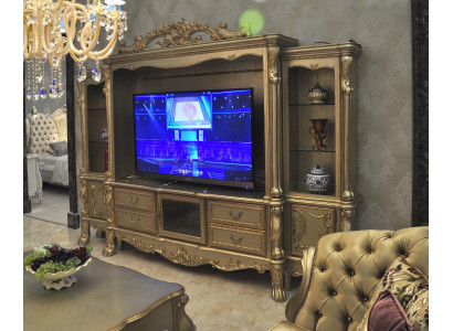 Woonkamer uitbreiding media muur tv-muur tv-kast woonwand
