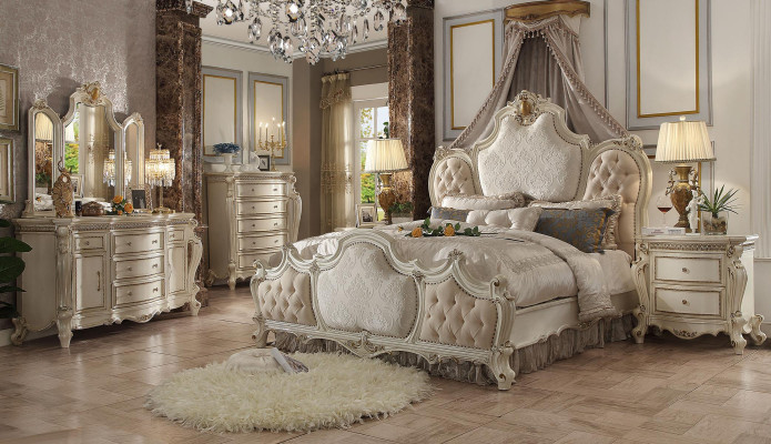 Luxe dressoir spiegel barok rococo klassieke meubels hout commodes 2-delig.