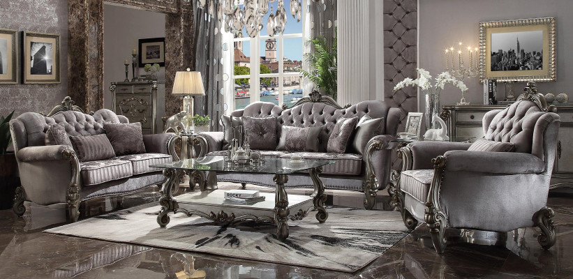 Ontwerp 3-zits Relax Club bank Lounge bank Textiel gestoffeerde bankstof