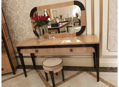 Tafel console spiegel dressoir kaptafel slaapkamer krukje set
