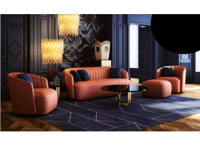 Bank Luxe Set 4-delig Bankstel 321 Voetenbank Set Bank Banken Fauteuil Groep Nieuw