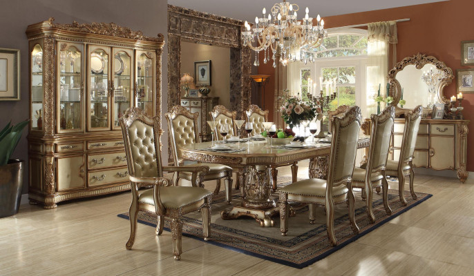 Koninklijke eettafel Tafel Houten Tafels Rococo Barok Eetkamer Antieke Stijl