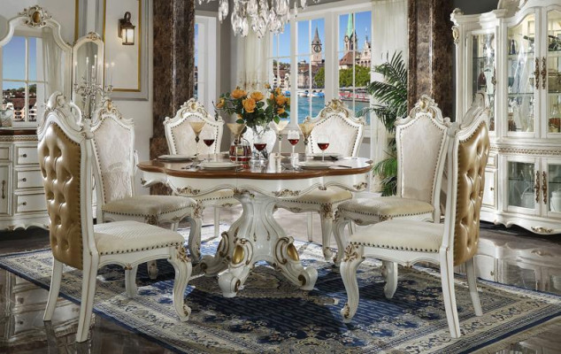 Ontwerp houten tafel Ronde eettafel Ronde eettafels Luxe klasse