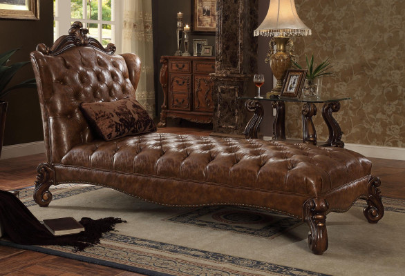 Luxury Sofa Chaise Longue Ligstoel Chaise Antieke Stijl Bekleding Barok Rococo
