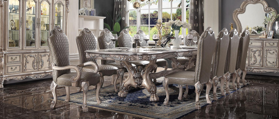 Eetkamerset Eetgroep Tafel Tafels 9-delige Complete set Eettafel 8 Stoelen Nieuw