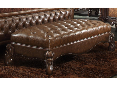 Chaise longue Antieke Stijl Bank Ligbank Lig Ligstoel Chaise Leer Barok Rococo Nieuw