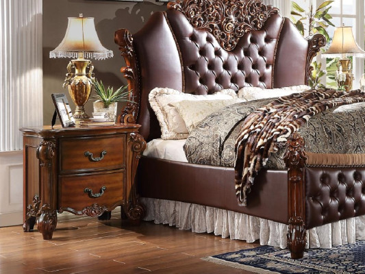Barok Rococo nachtkastje hout nachtkast commode bijzettafel nachtconsole nieuw