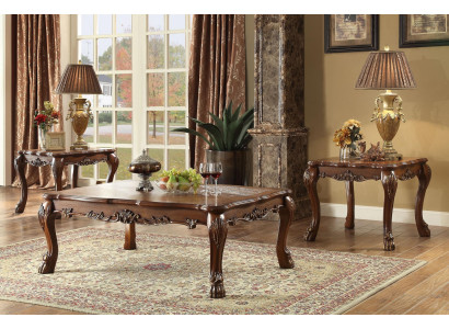 Klassieke tafel Salontafel Barok Bijzettafel Sofa Design Woonkamer