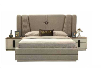 Bed nachtkastje 3-delige slaapkamer set stijlvol design modern luxe bedden