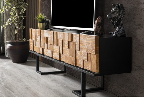 Moderne houten commode dressoir tv-standaard kast meubels 180cm