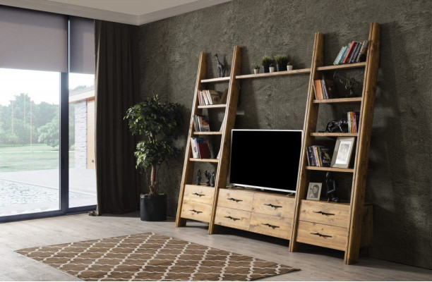 Woonkamer luxe wandmeubel kast meubels tv dressoir hout
