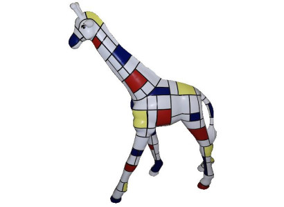 Ontwerperfiguren Moderne decoraties Tuin Giraffe Standbeeld Beeldhouwwerk Beeldhouwwerken