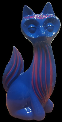 Abstracte figuur Vos Figuren Abstract Standbeelden ontwerper Loft kleurrijke sculpturen