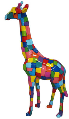 Ontwerpersfiguren Moderne decoraties Tuin Giraffe Standbeeld Sculptuur Sculpturen