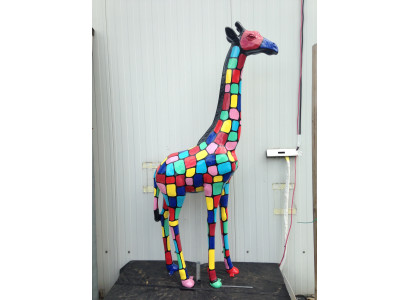 Ontwerp Woon Decoratie Sculpturen Standbeelden Figuren Abstracte Giraffe Figuur Decoratie