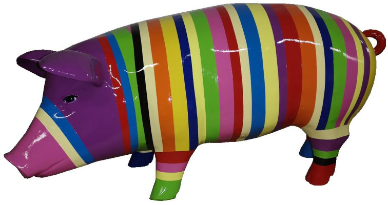 Beeldhouwwerken Abstract Varken Ontwerp Woon Decoratie Standbeelden Figuren Figuur Decoratie
